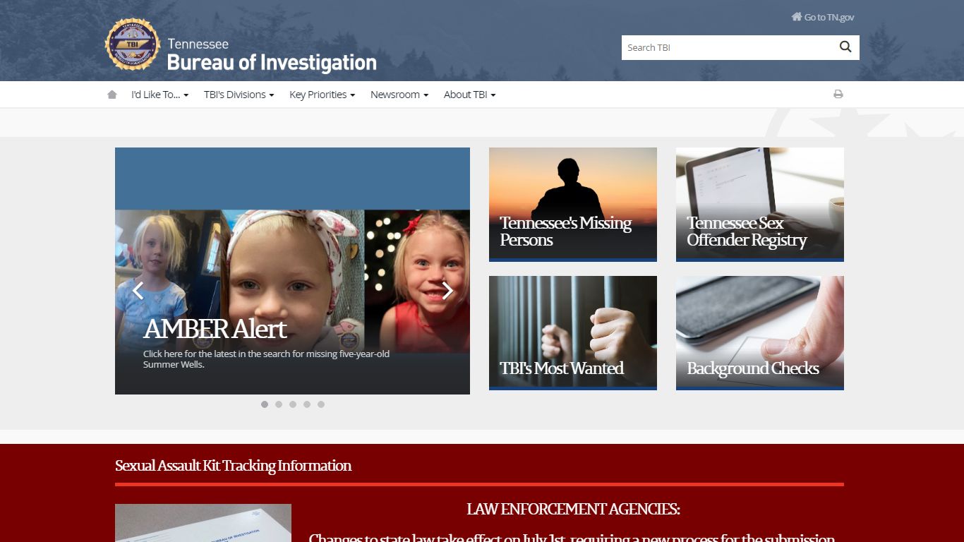 Tennessee Bureau of Investigation (TBI)